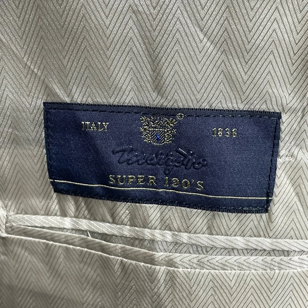 Joseph Abboud Blazer Men 42R Tan Super 120s Wool 2-Button Professional Classic